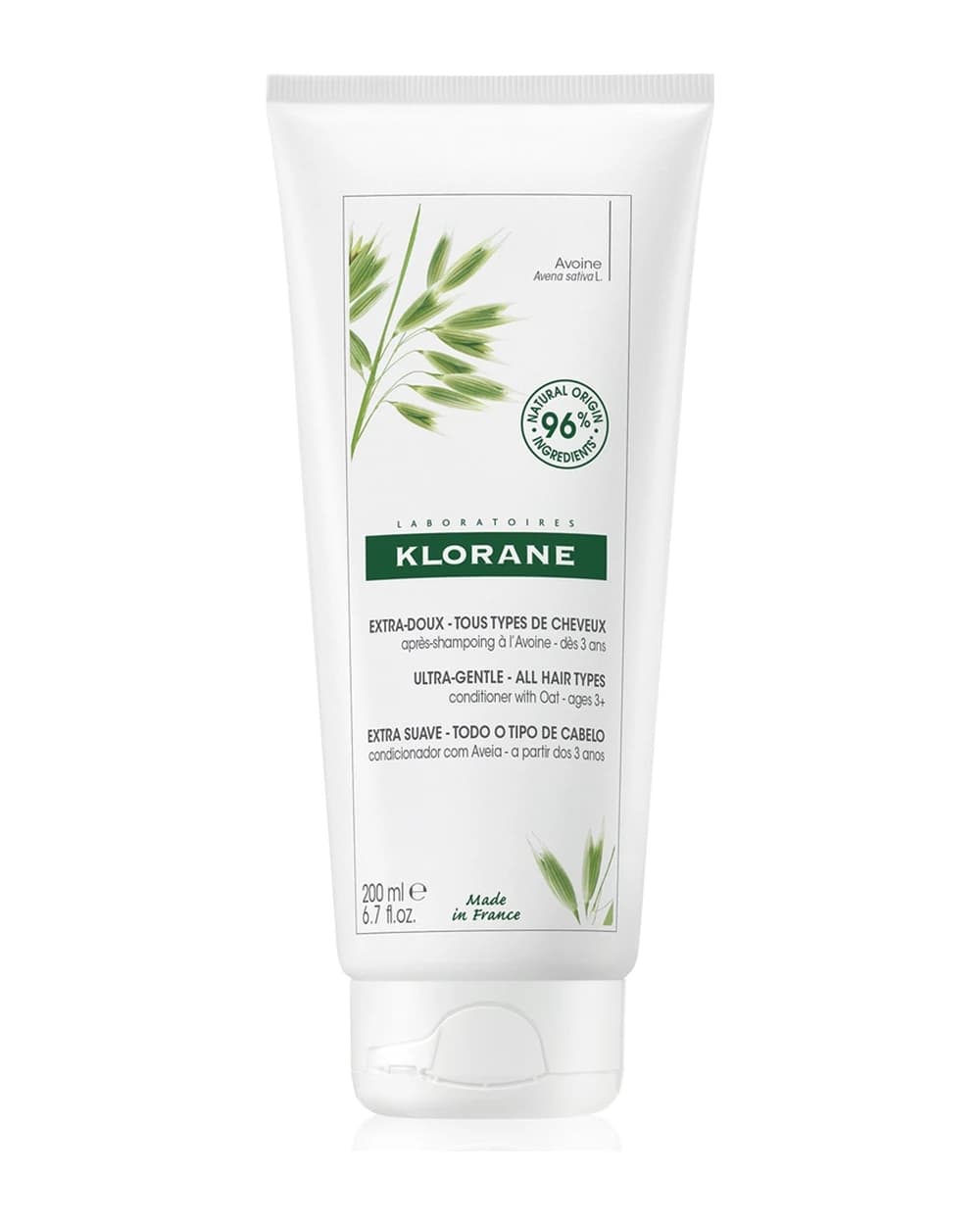 Klorane ULTRA-GENTLE Conditioner with Oat balsamo per capelli pettinabili