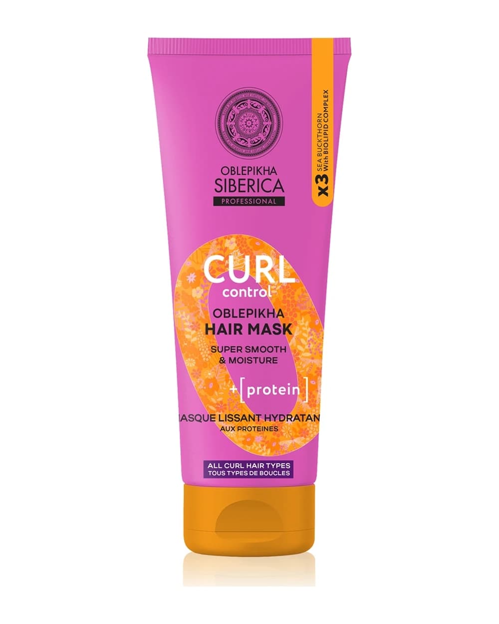 Natura Siberica Oblepikha Siberica Curl Control maschera per capelli ricci