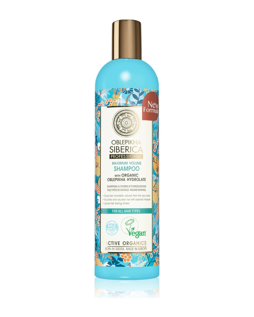 Natura Siberica Oblepikha (Sea-Buckthorn) shampoo per capelli ultra volumizzante