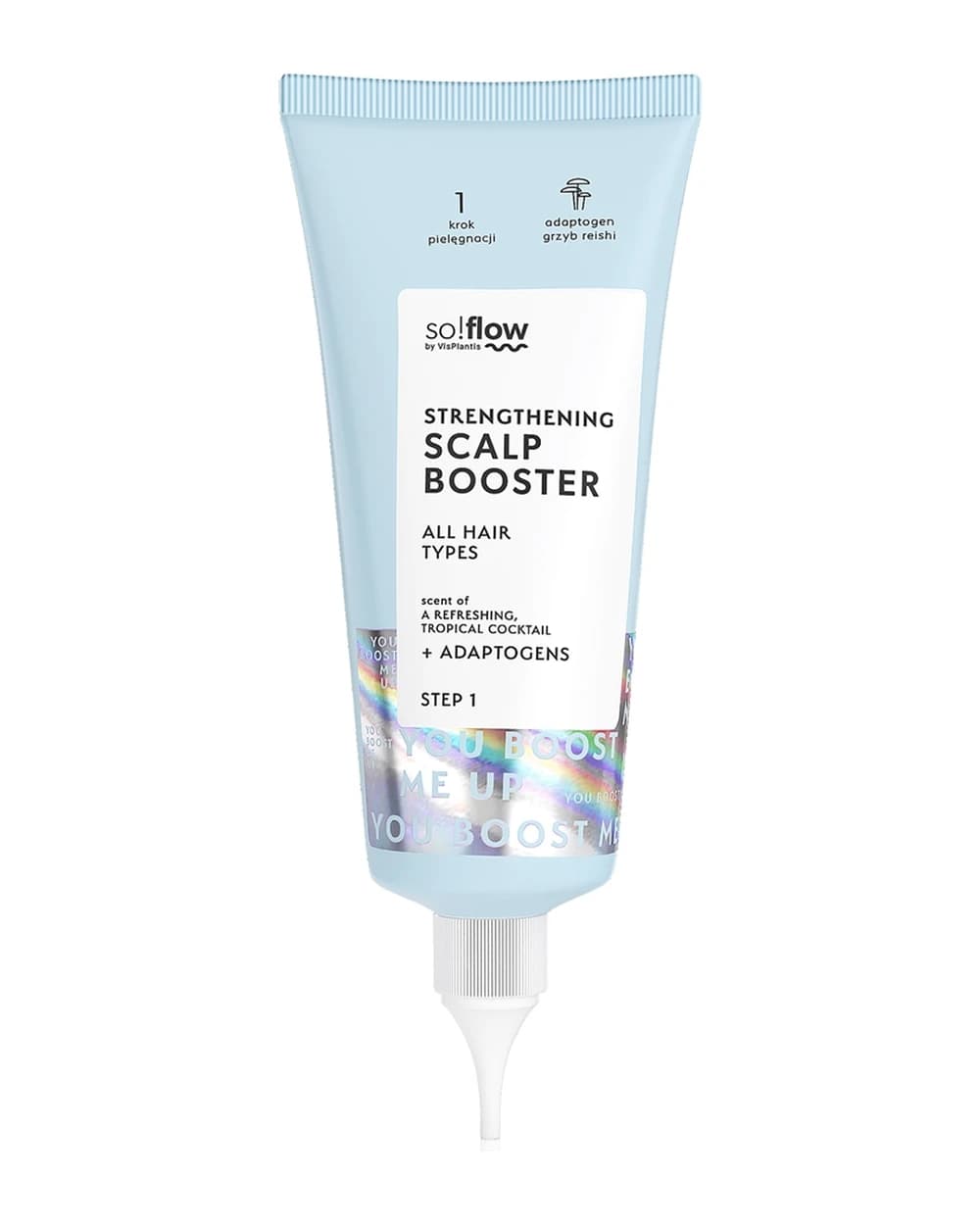 so!flow Strenghtening Scalp Booster siero rinforzante per stimolare la crescita e rinforzare i capelli dalle radici