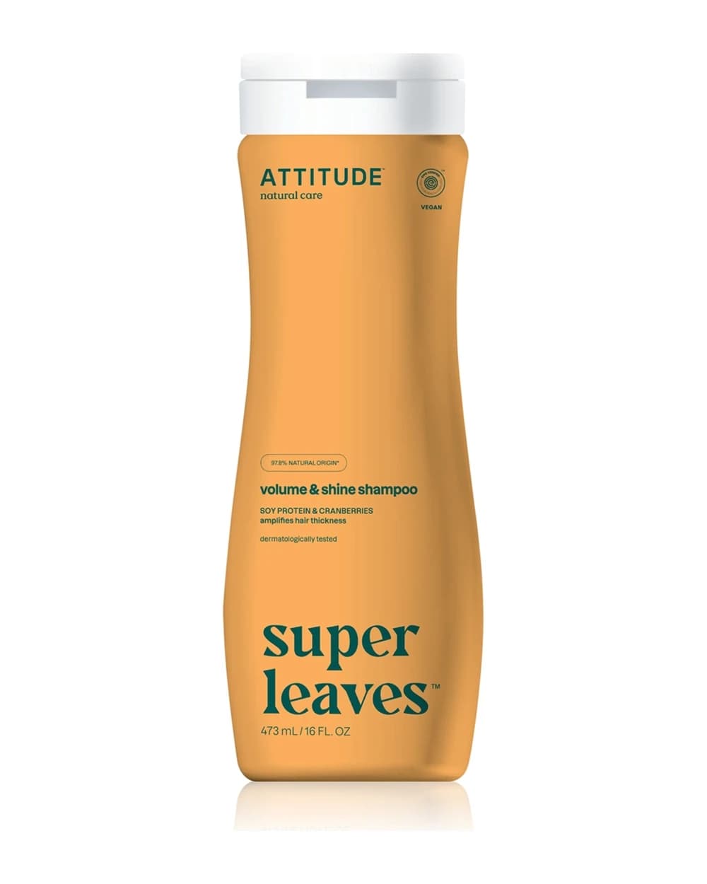 Attitude Super Leaves Volume & Shine shampoo naturale con effetto disintossicante