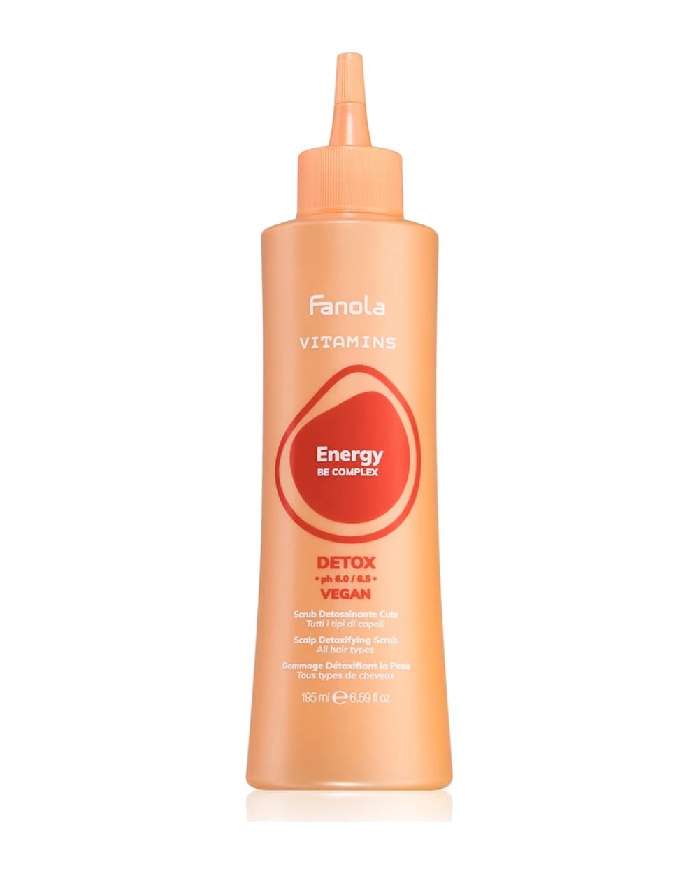 Fanola Vitamins Scalp Detoxifying Scrub gel detergente esfoliante per tutti i tipi di capelli