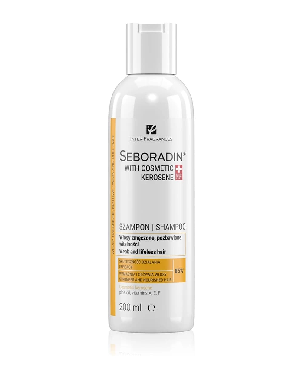 Seboradin With Cosmetic Kerosene shampoo per capelli più forti e luminosi