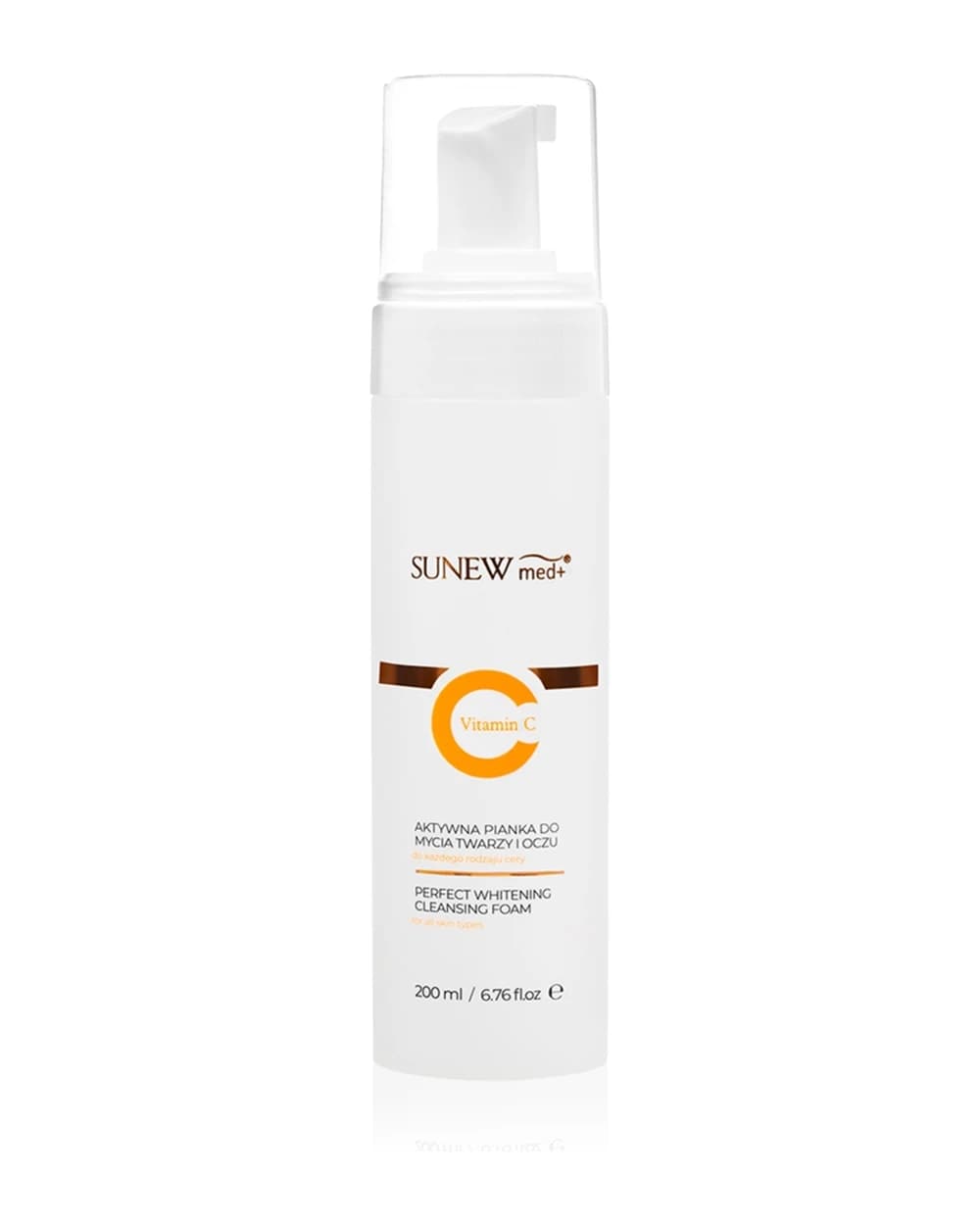SUNEWMED+ Active Foaming Cleanser Face and Eye Makeup Removal mousse struccante detergente con vitamina C
