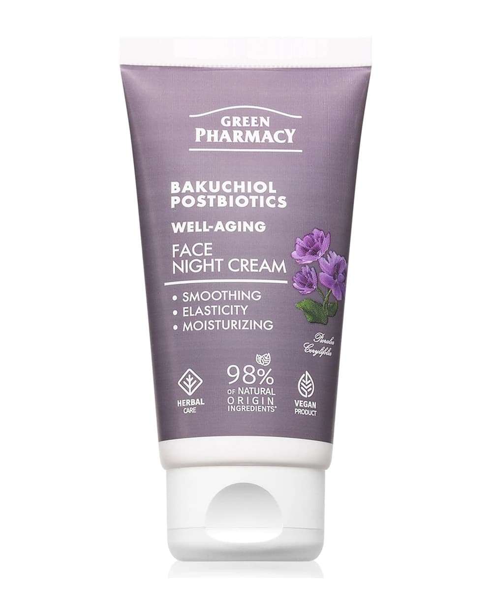 Green Pharmacy Bakuchiol & Postbiotics Night Face Cream crema idratante notte antirughe