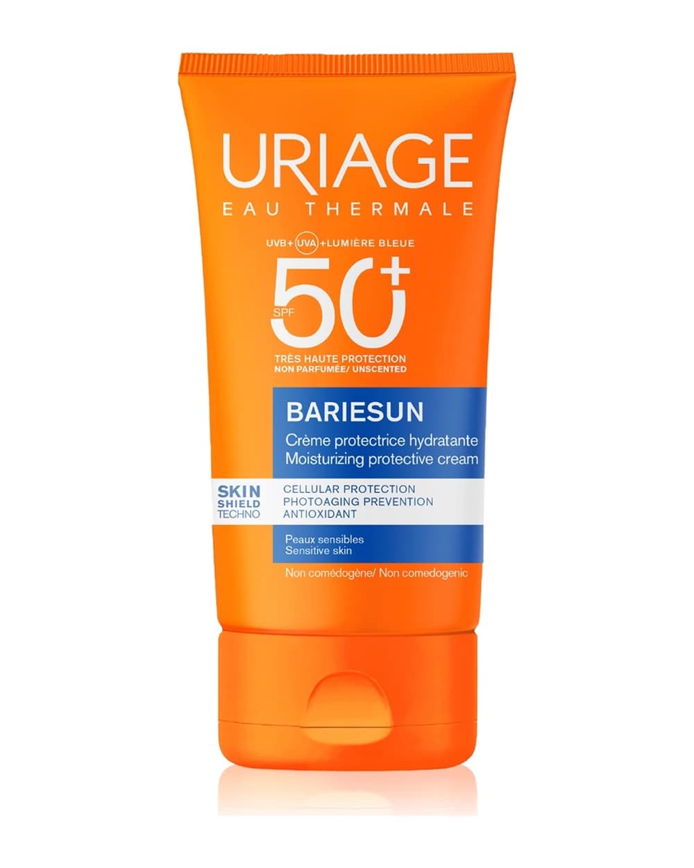Uriage Bariésun Fragrance-Free Cream SPF 50+ crema protettiva viso senza profumazione SPF 50+