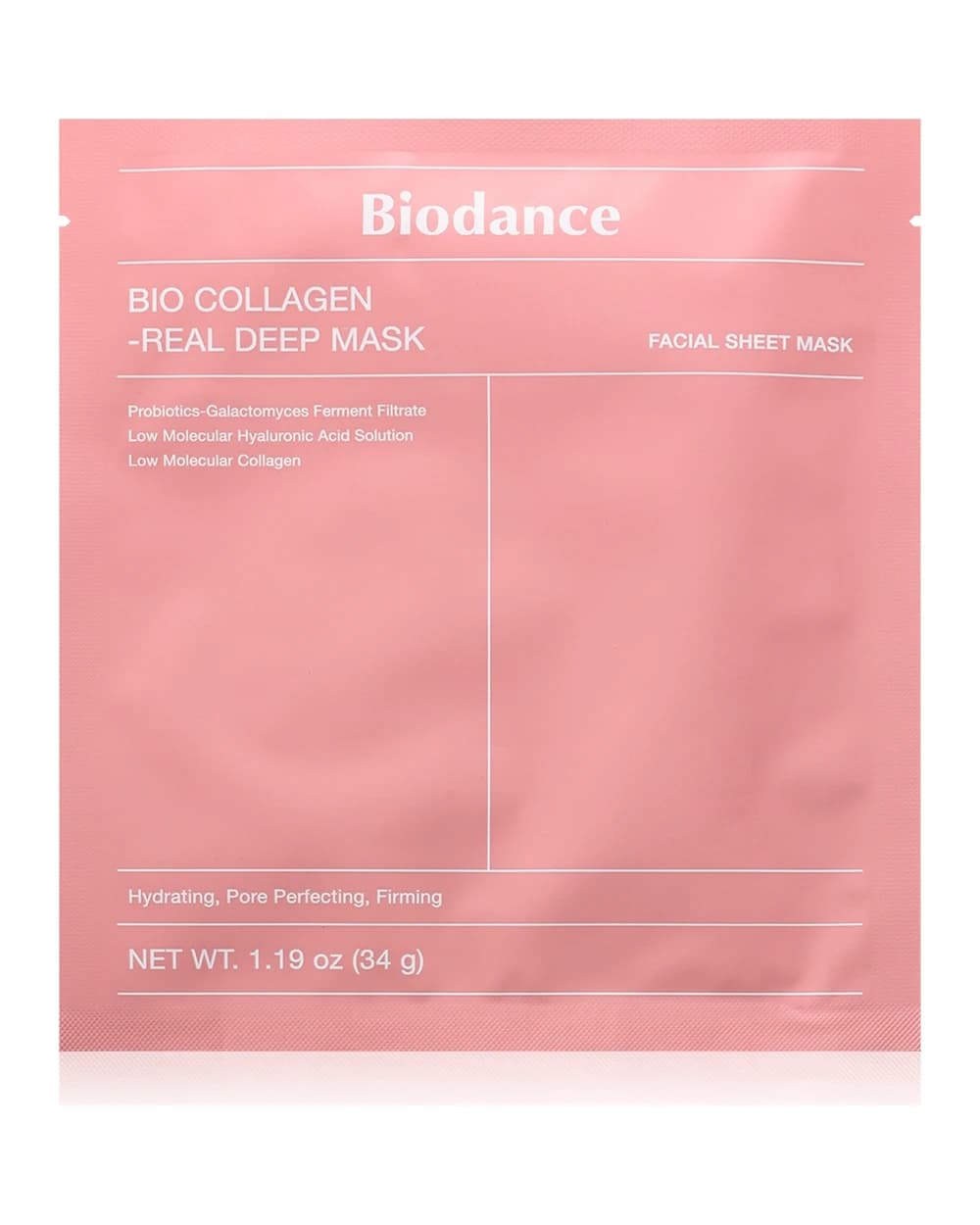 Biodance Bio-Collagen Real Deep Mask maschera idrogel intensiva per idratare la pelle e restringere i pori