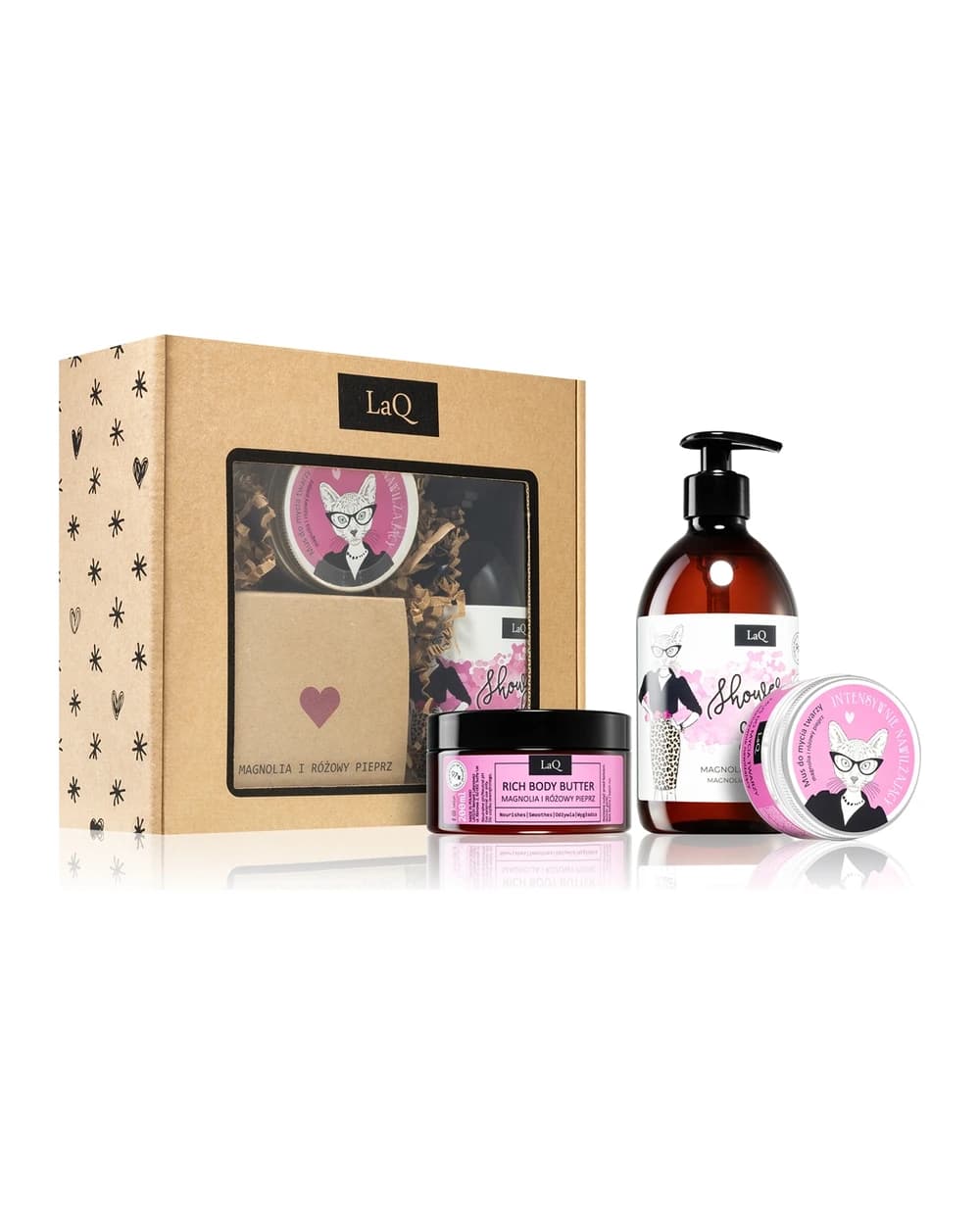 LaQ Kitten Magnolia confezione regalo per un look perfetto