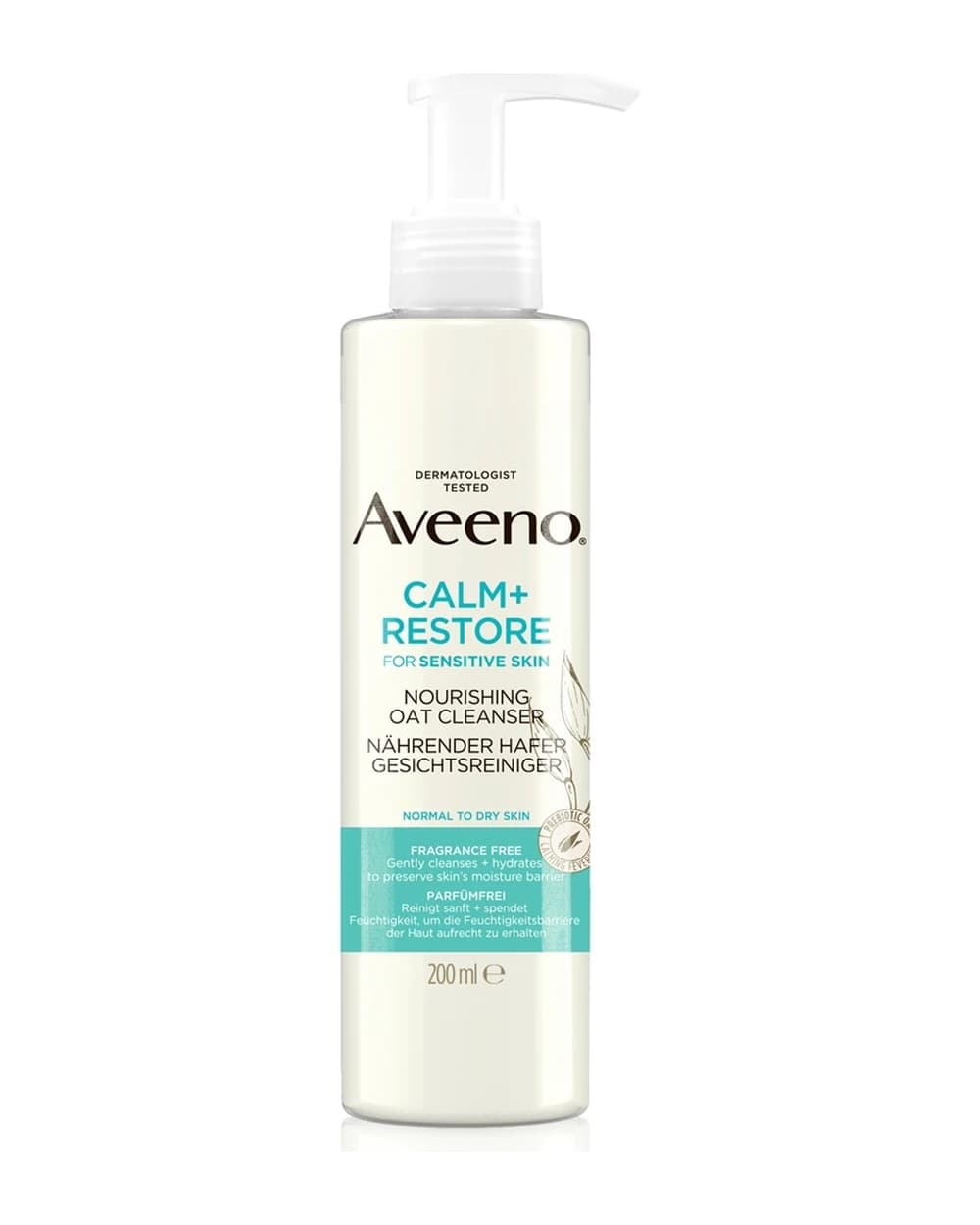 Aveeno Calm + Restore gel detergente viso per pelli sensibili