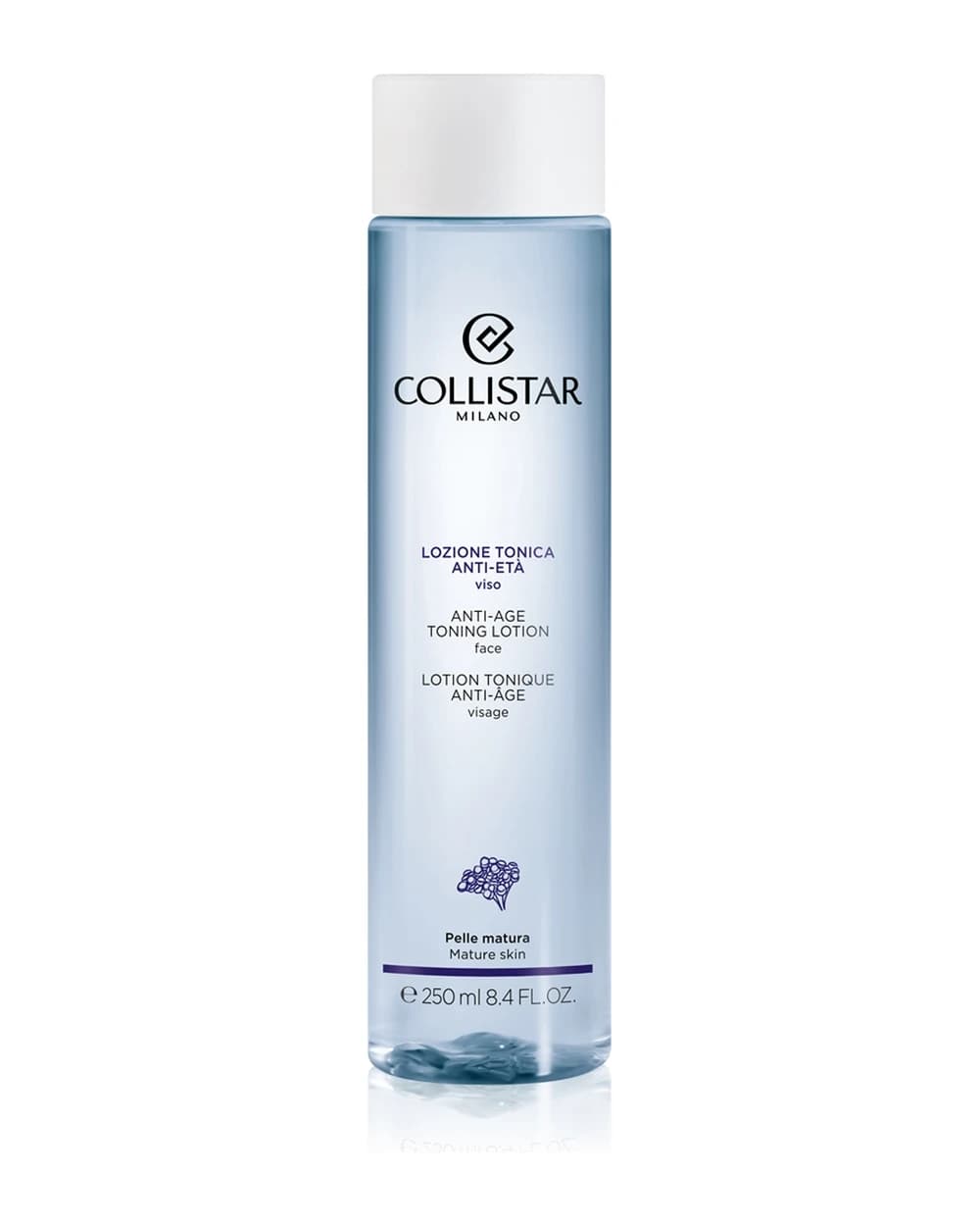 Collistar Cleansing Anti-age Toning Lotion Face lozione tonica illuminante effetto antirughe