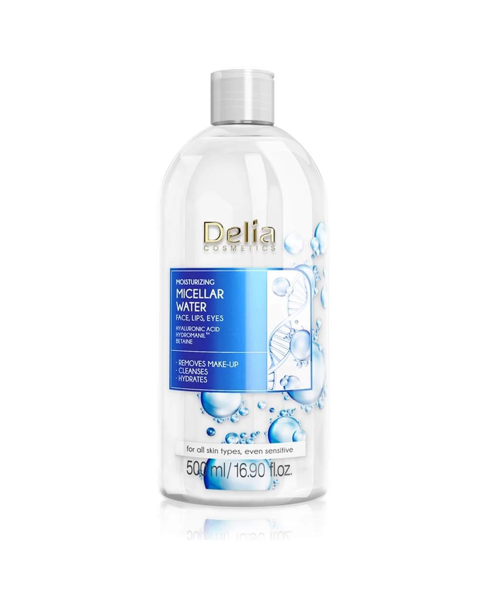 Delia Cosmetics Micellar Water Hyaluronic Acid acqua micellare idratante