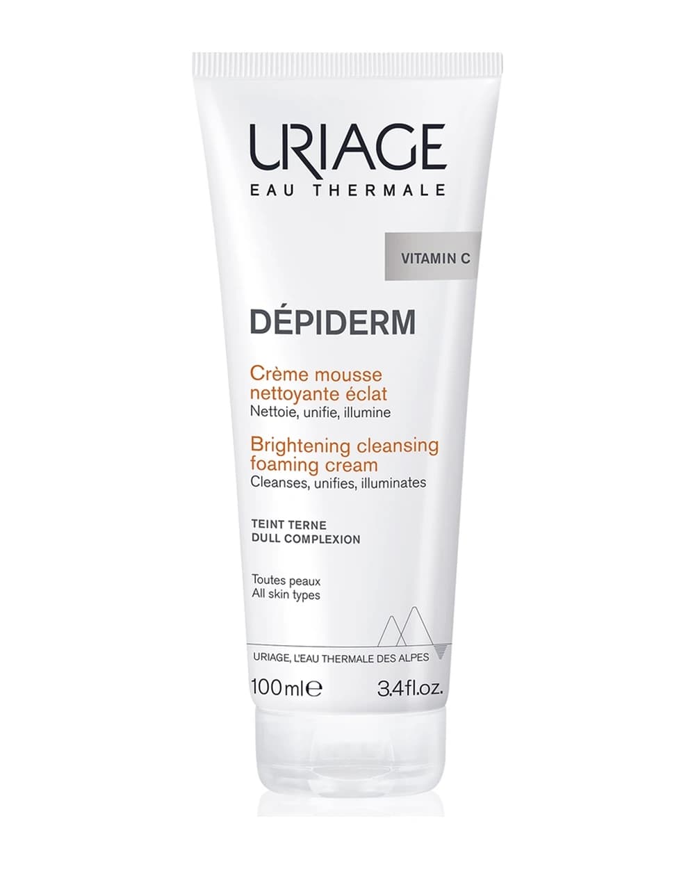 Uriage Dépiderm Brightening Cleansing Foam crema detergente in schiuma