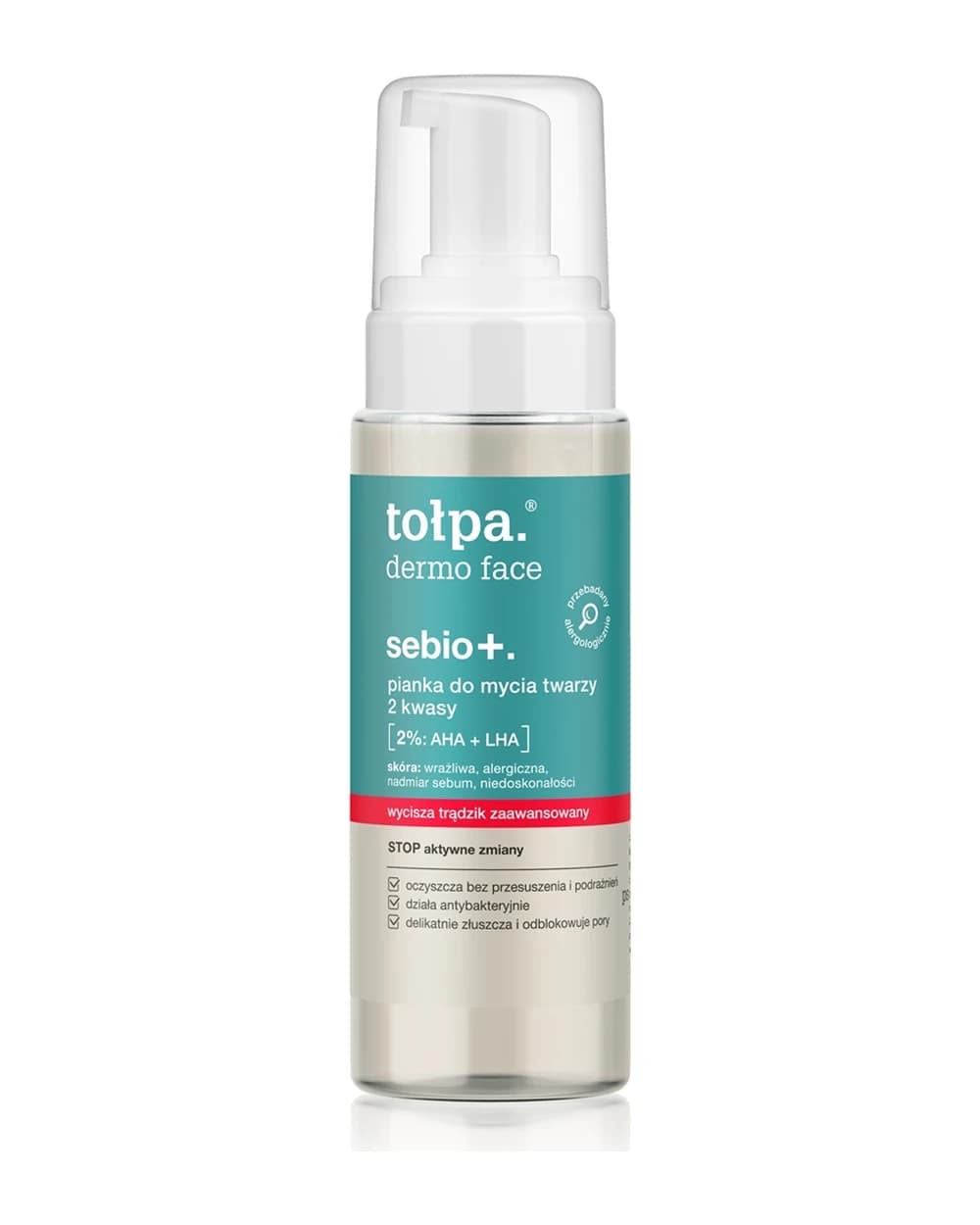 Tołpa Dermo Face Sebio + schiuma detergente viso
